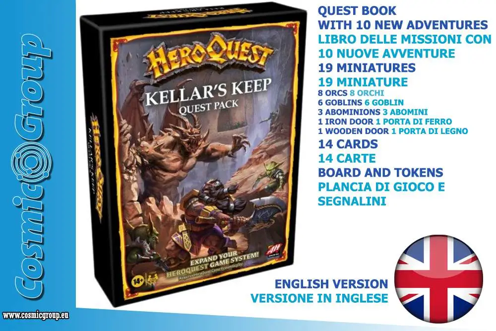 HEROQUEST - Kellar Keep English - Figurine